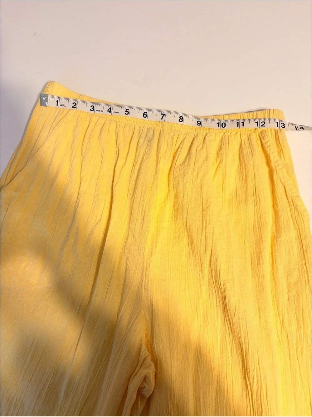 Soft Yellow Two-Piece Shirt & Pants Set - Lightweight Summer Loungewear